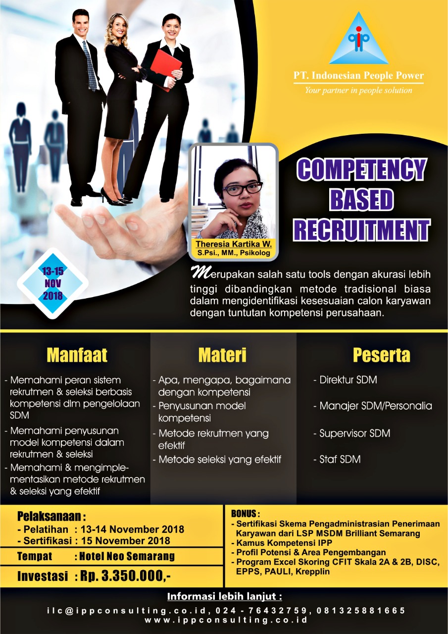 IPP Consulting Incoming Event - Competency Based Recruitment