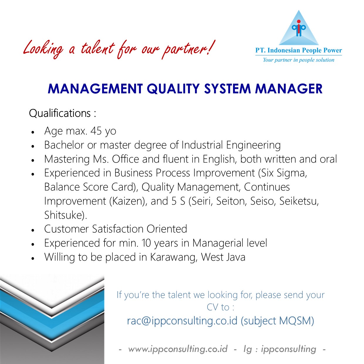 Management Quality System Manager