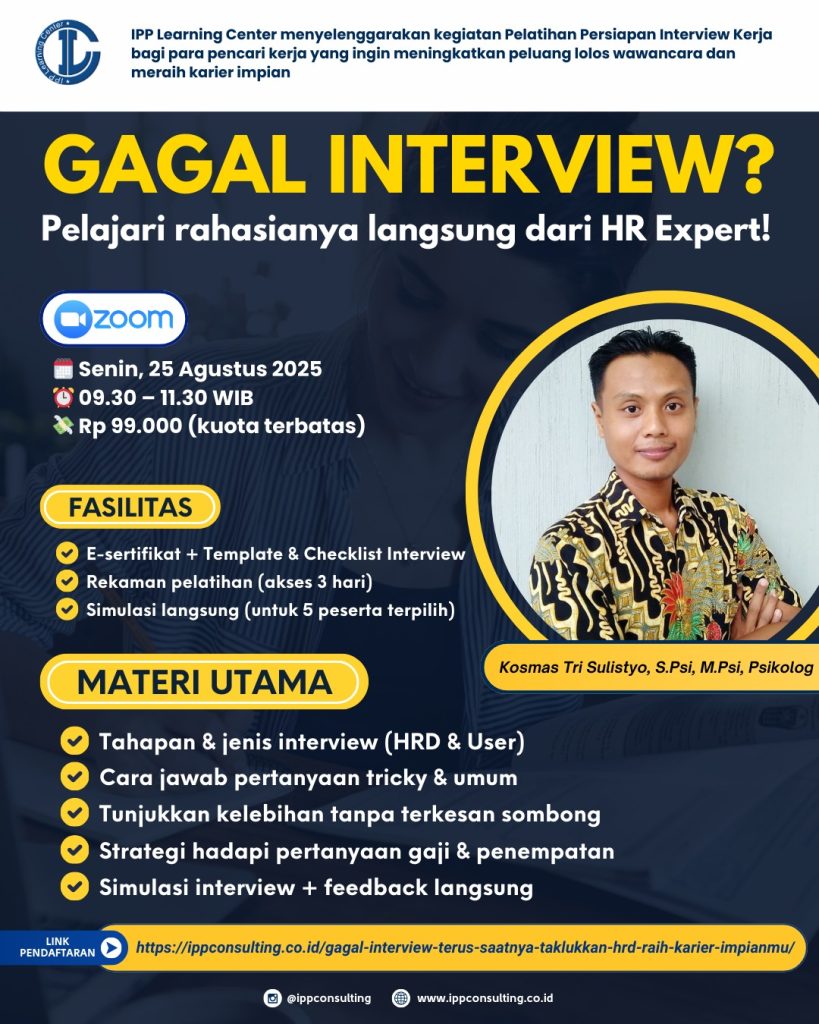 Gagal Interview Terus? Saatnya Taklukkan HRD & Raih Karier Impianmu!