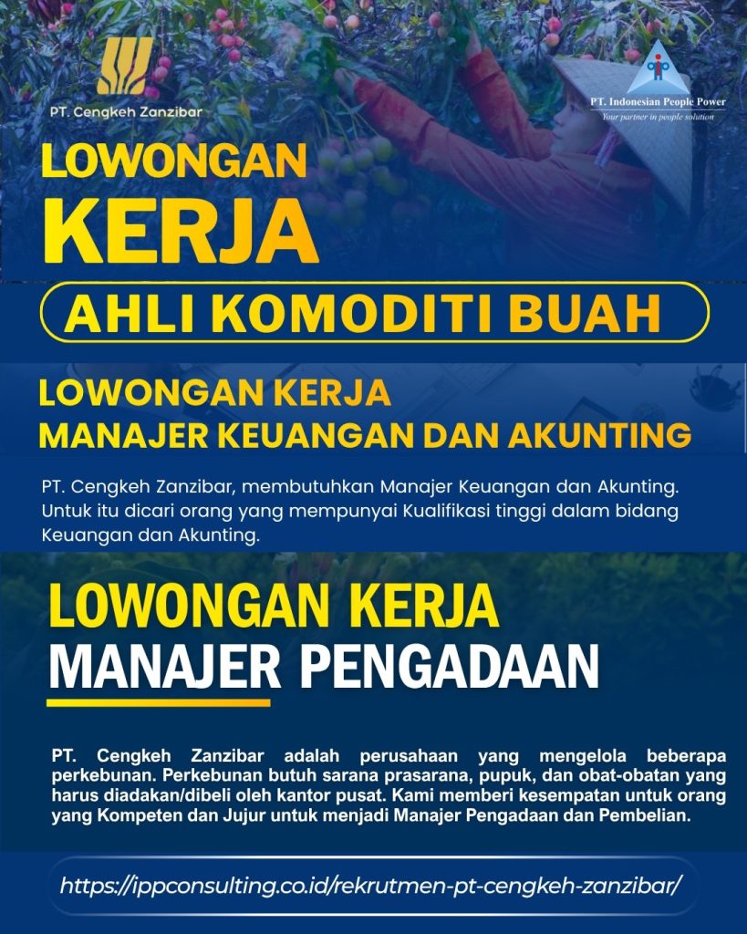 Rekrutmen PT. Cengkeh Zanzibar