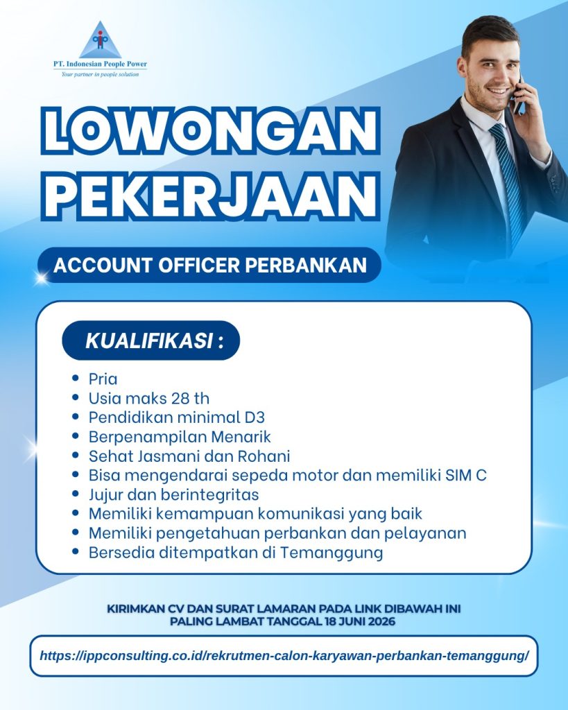 Rekrutmen Calon Karyawan Perbankan Temanggung